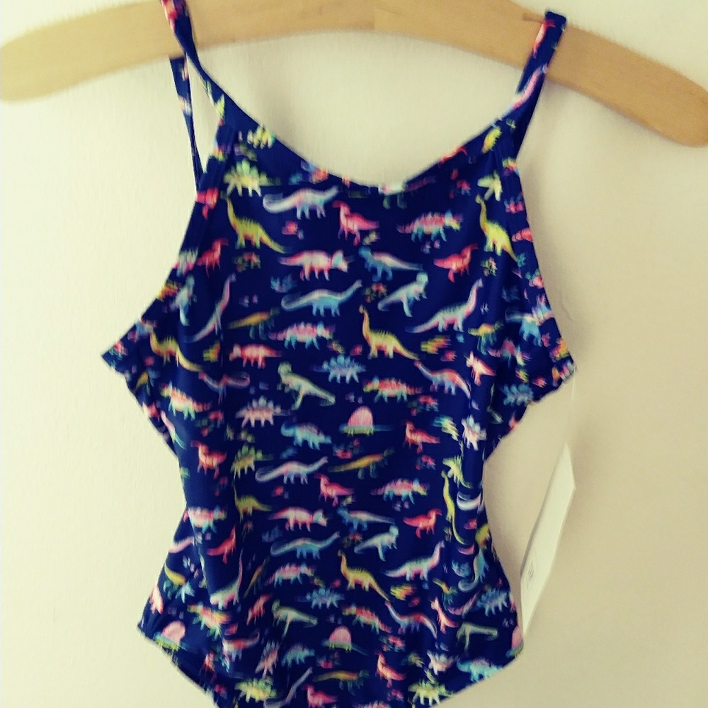 Gap new girls dinosaur swimsuit